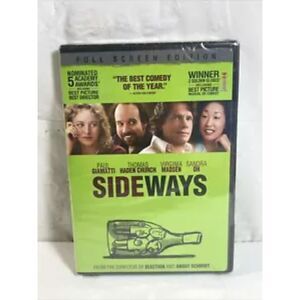 Sideways (DVD, 2005, Widescreen Comedy) Paul Giamatti, Sandra oh